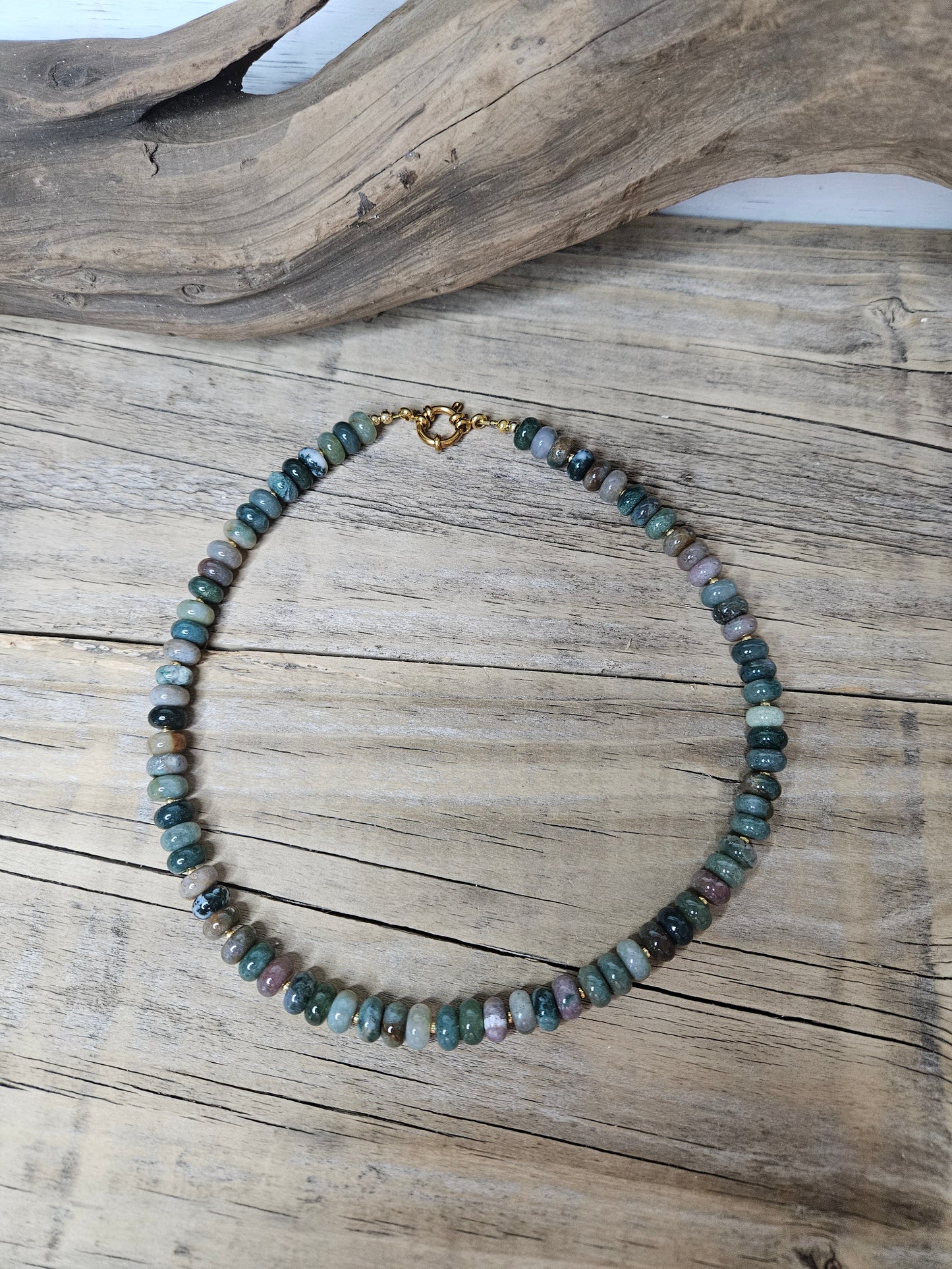 Gemstone Candy Style Beaded Necklace