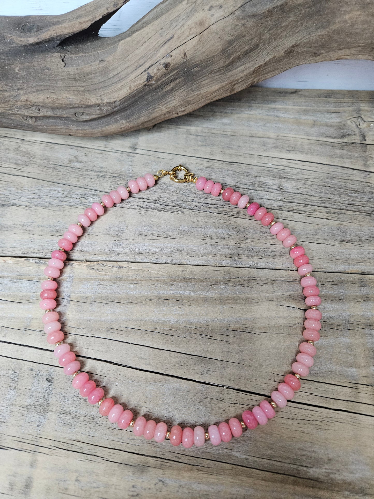 Gemstone Candy Style Beaded Necklace